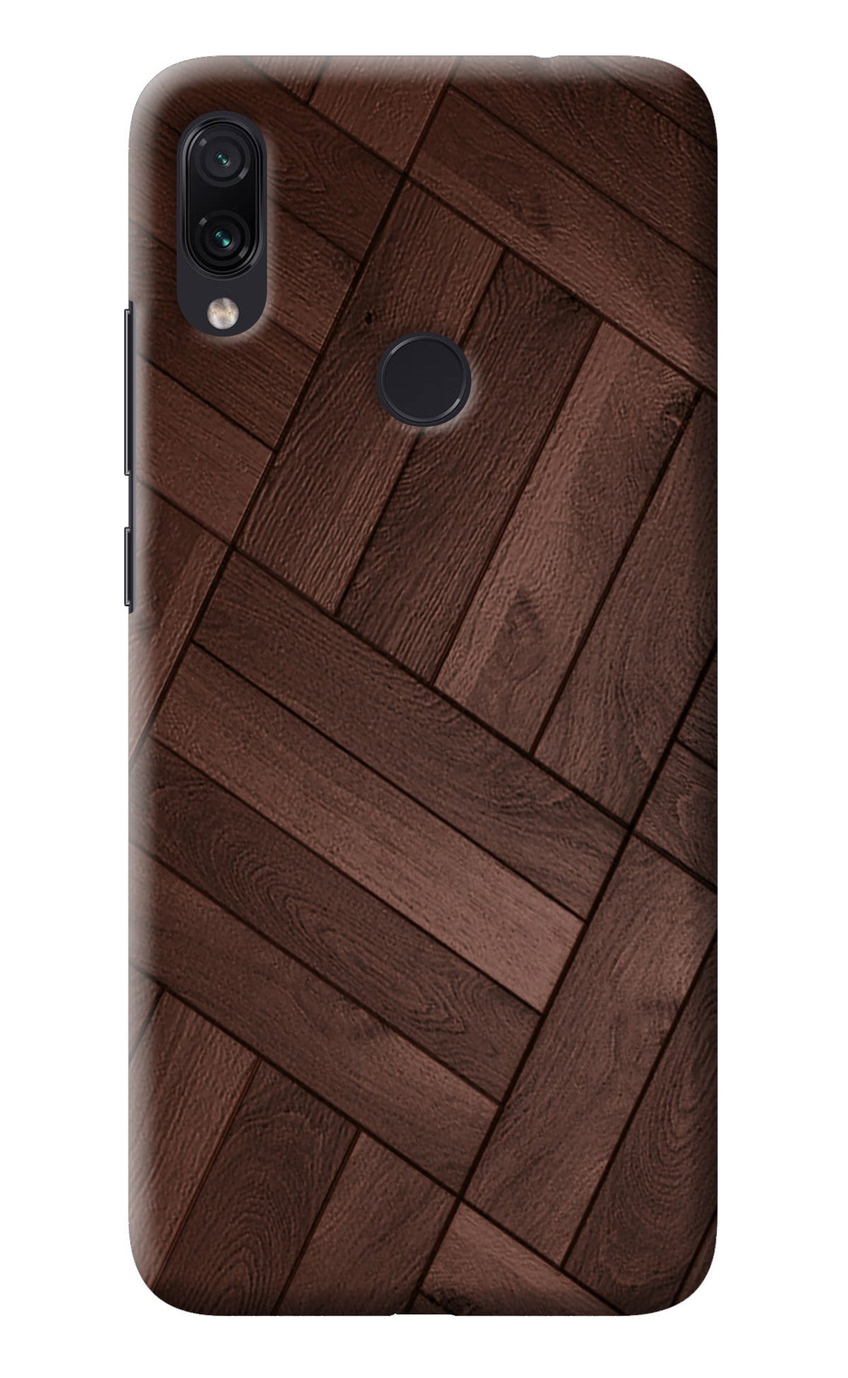 Wooden Texture Design Redmi Note 7S Back Cover