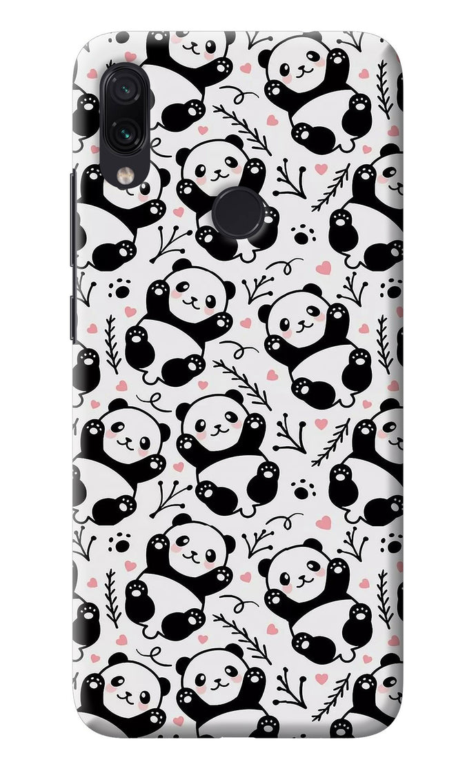 Cute Panda Redmi Note 7S Back Cover