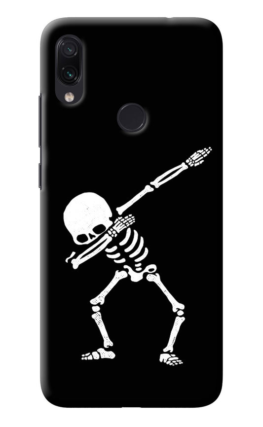 Dabbing Skeleton Art Redmi Note 7S Back Cover