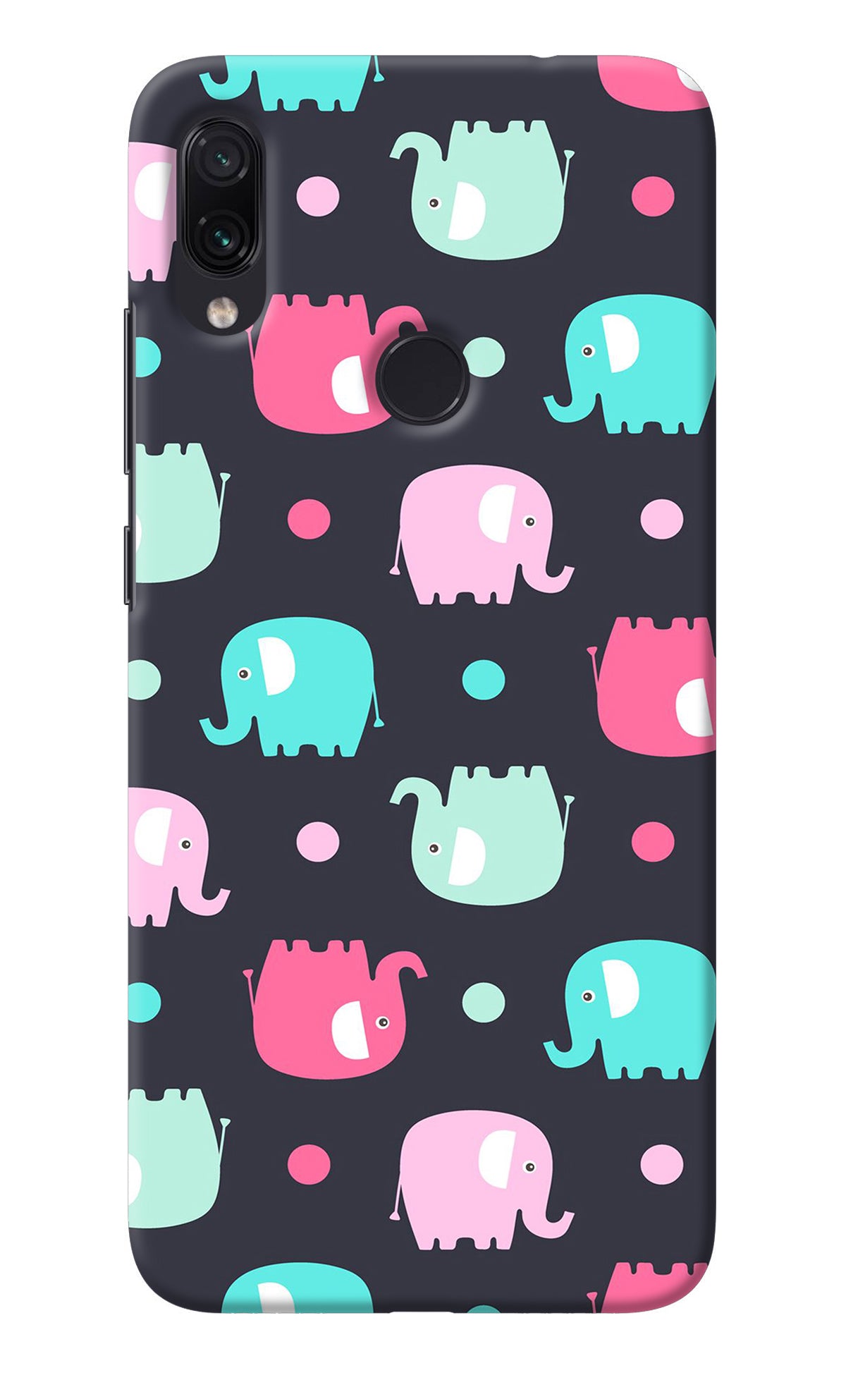 Elephants Redmi Note 7S Back Cover