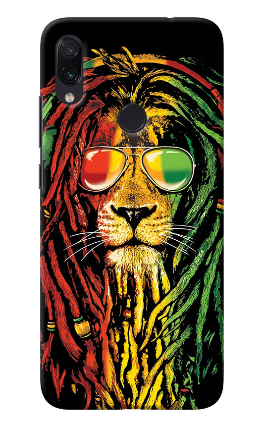 Rasta Lion Redmi Note 7S Back Cover