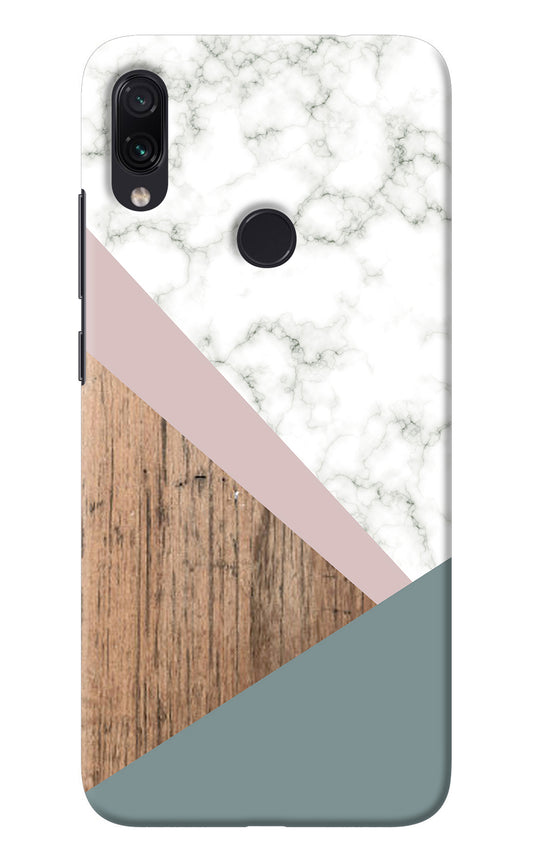 Marble wood Abstract Redmi Note 7S Back Cover