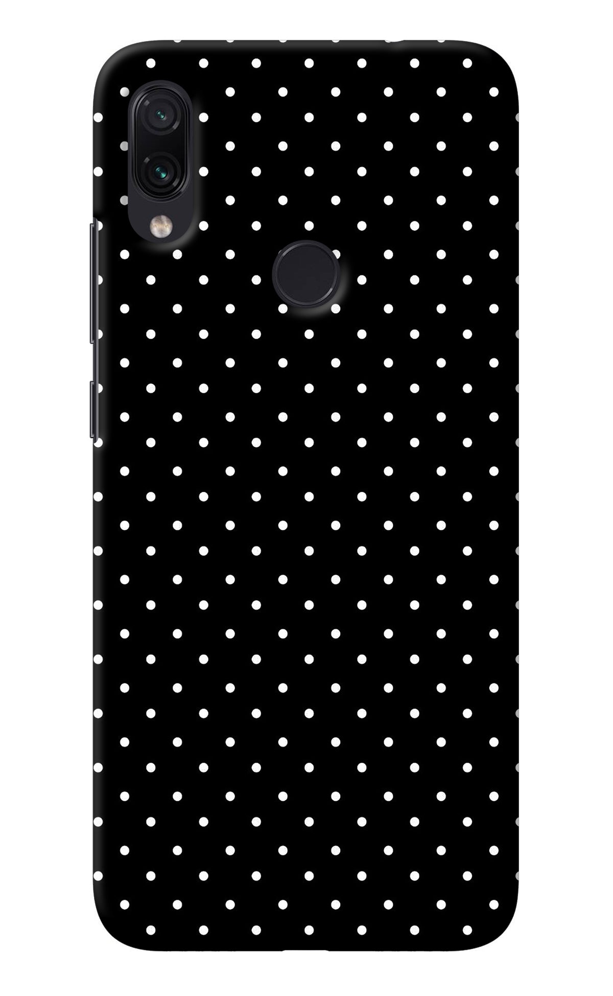 White Dots Redmi Note 7S Back Cover