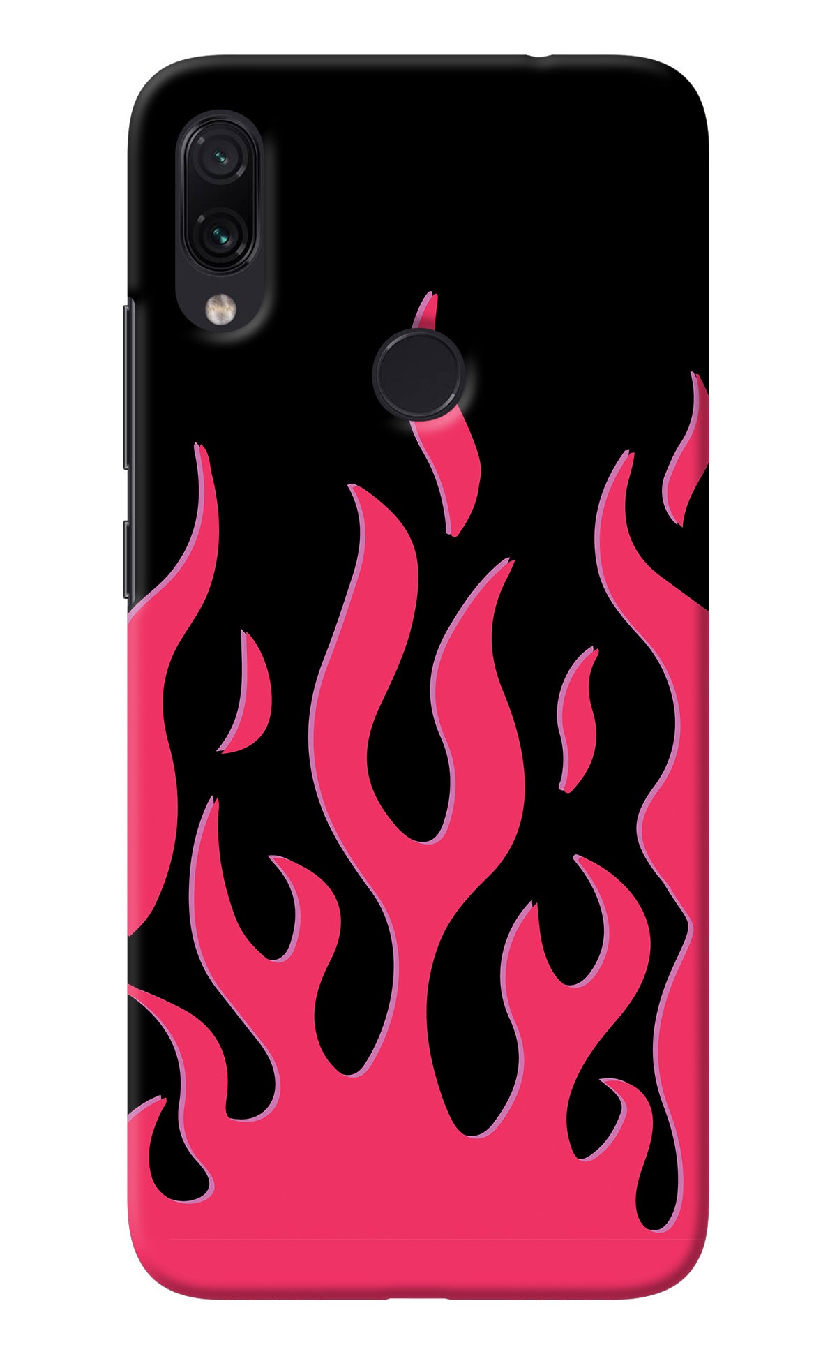 Fire Flames Redmi Note 7S Back Cover