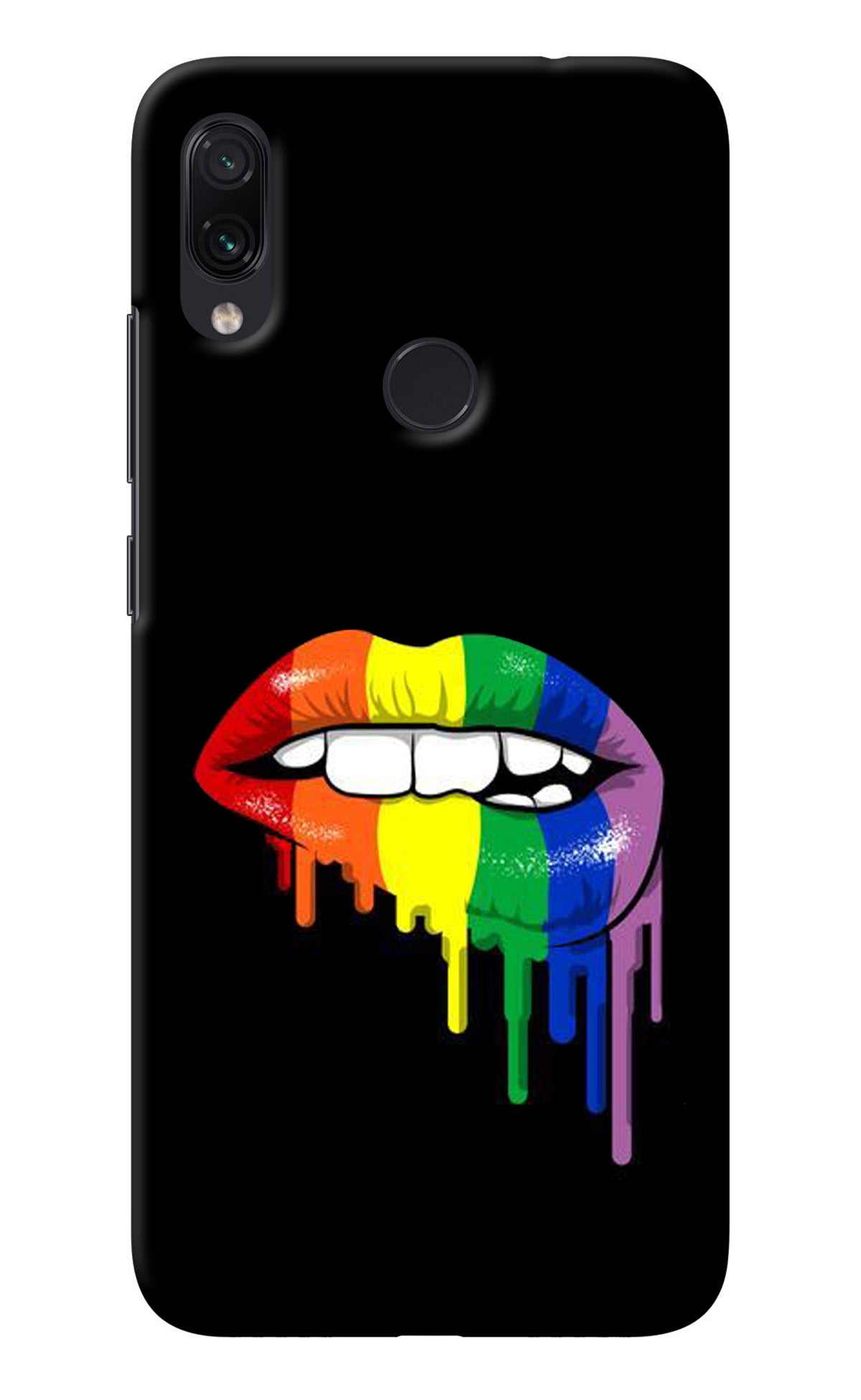 Lips Biting Redmi Note 7S Back Cover