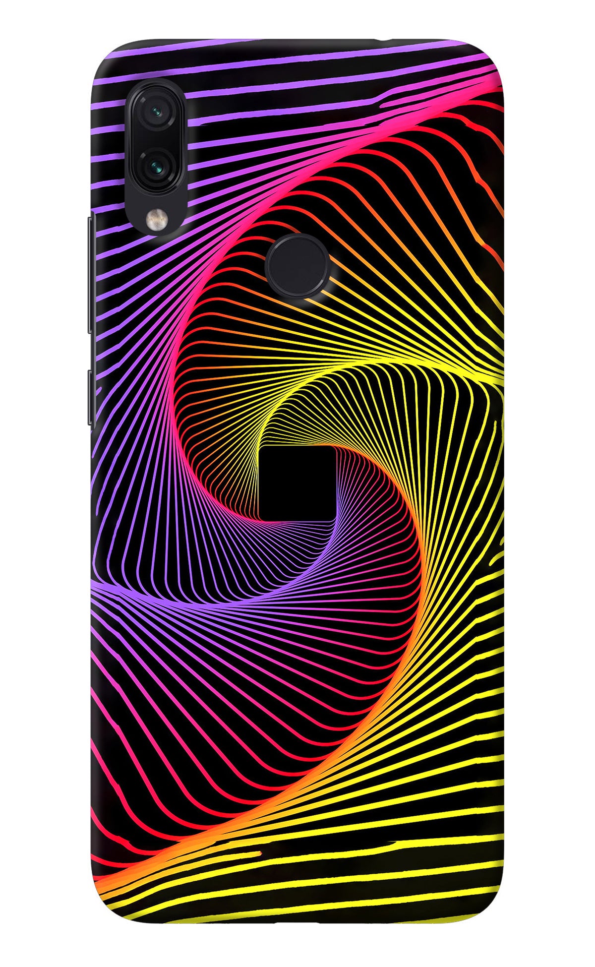 Colorful Strings Redmi Note 7S Back Cover