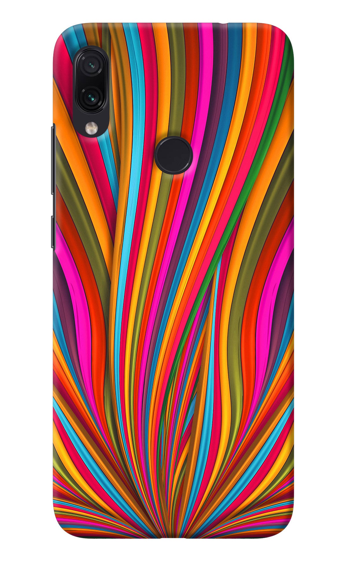 Trippy Wavy Redmi Note 7S Back Cover