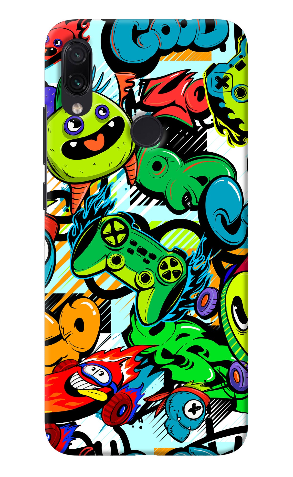 Game Doodle Redmi Note 7S Back Cover