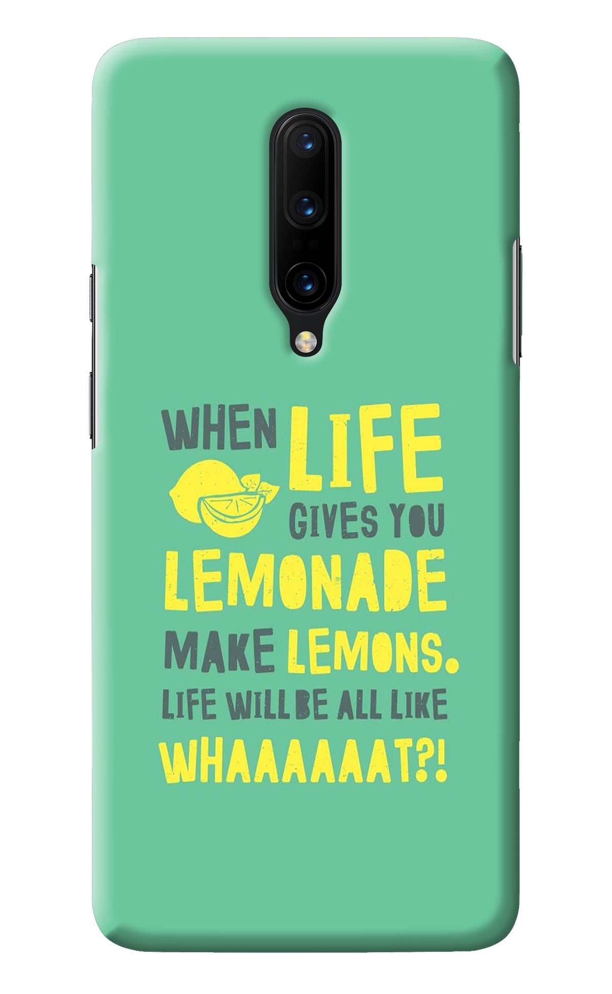 Quote Oneplus 7 Pro Back Cover