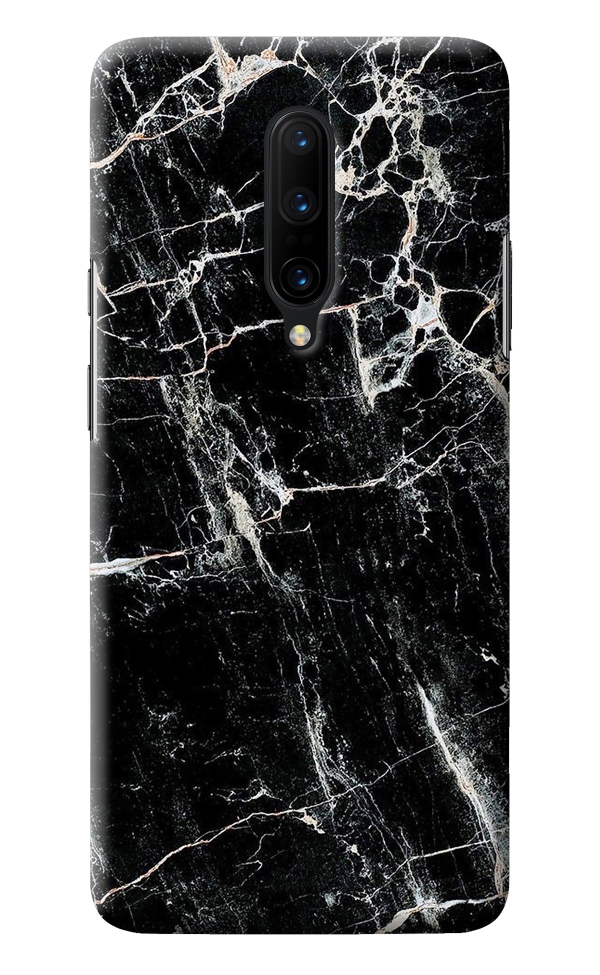 Black Marble Texture Oneplus 7 Pro Back Cover