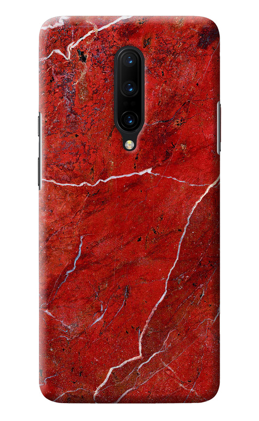 Red Marble Design Oneplus 7 Pro Back Cover