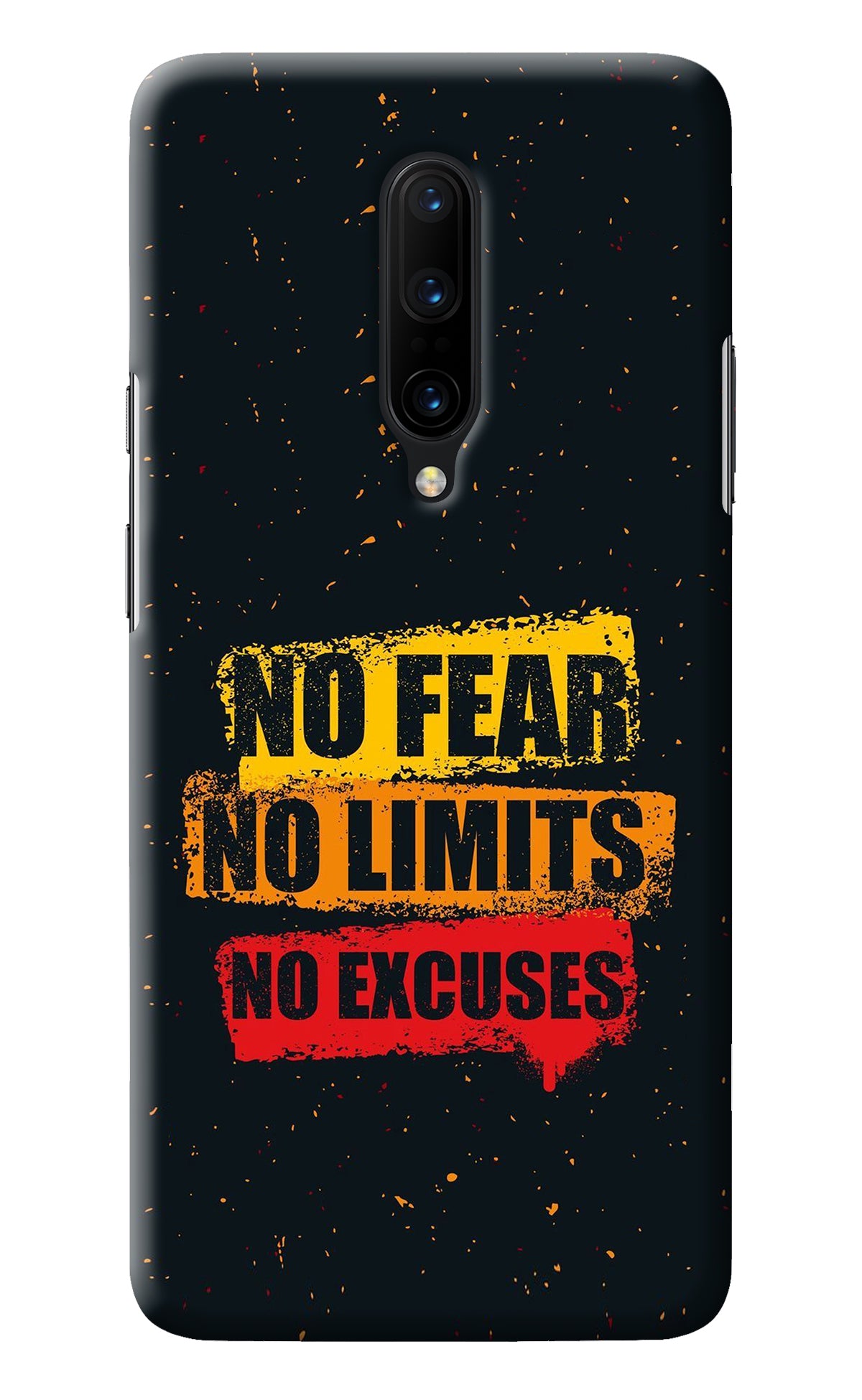 No Fear No Limits No Excuse Oneplus 7 Pro Back Cover