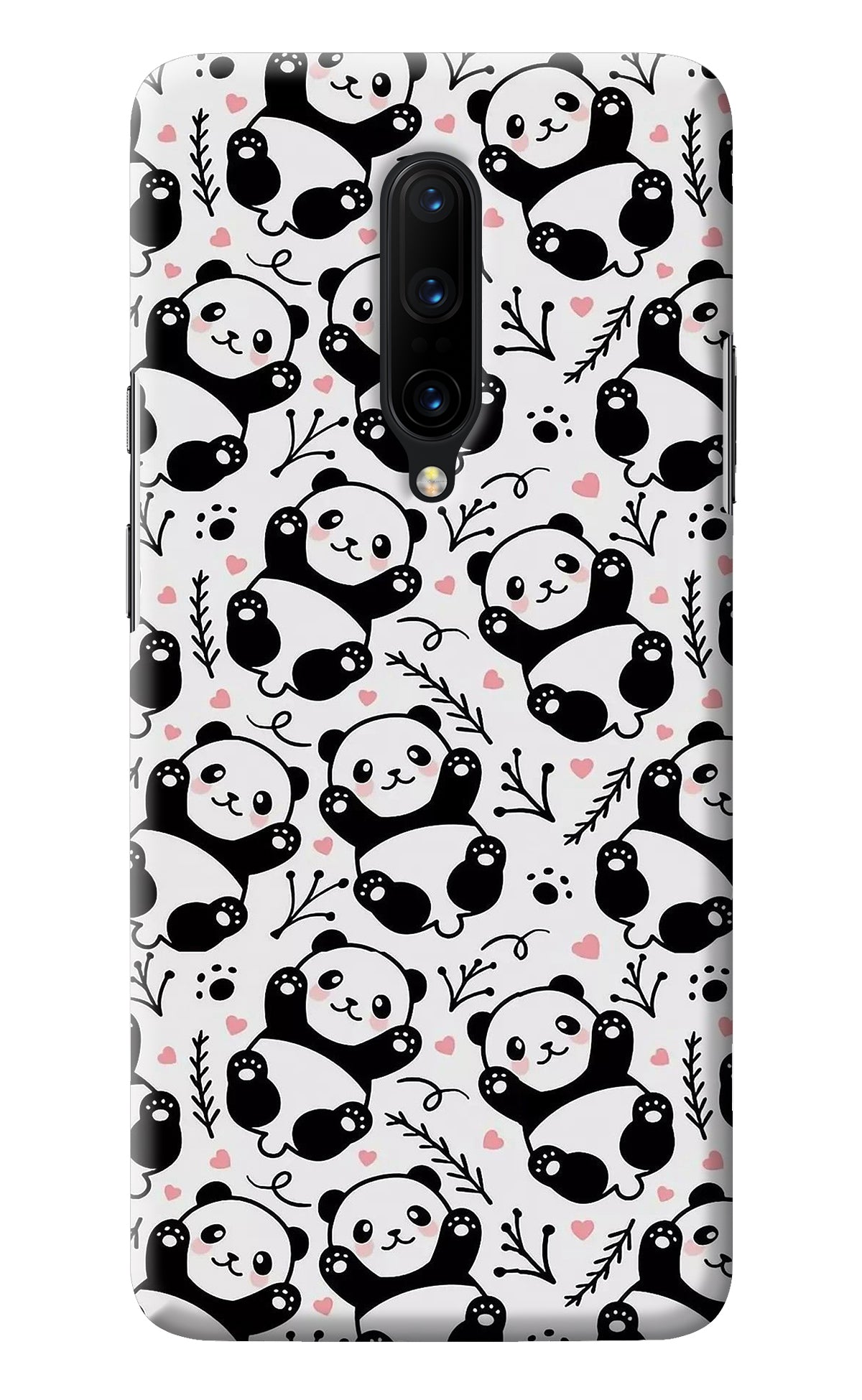 Cute Panda Oneplus 7 Pro Back Cover