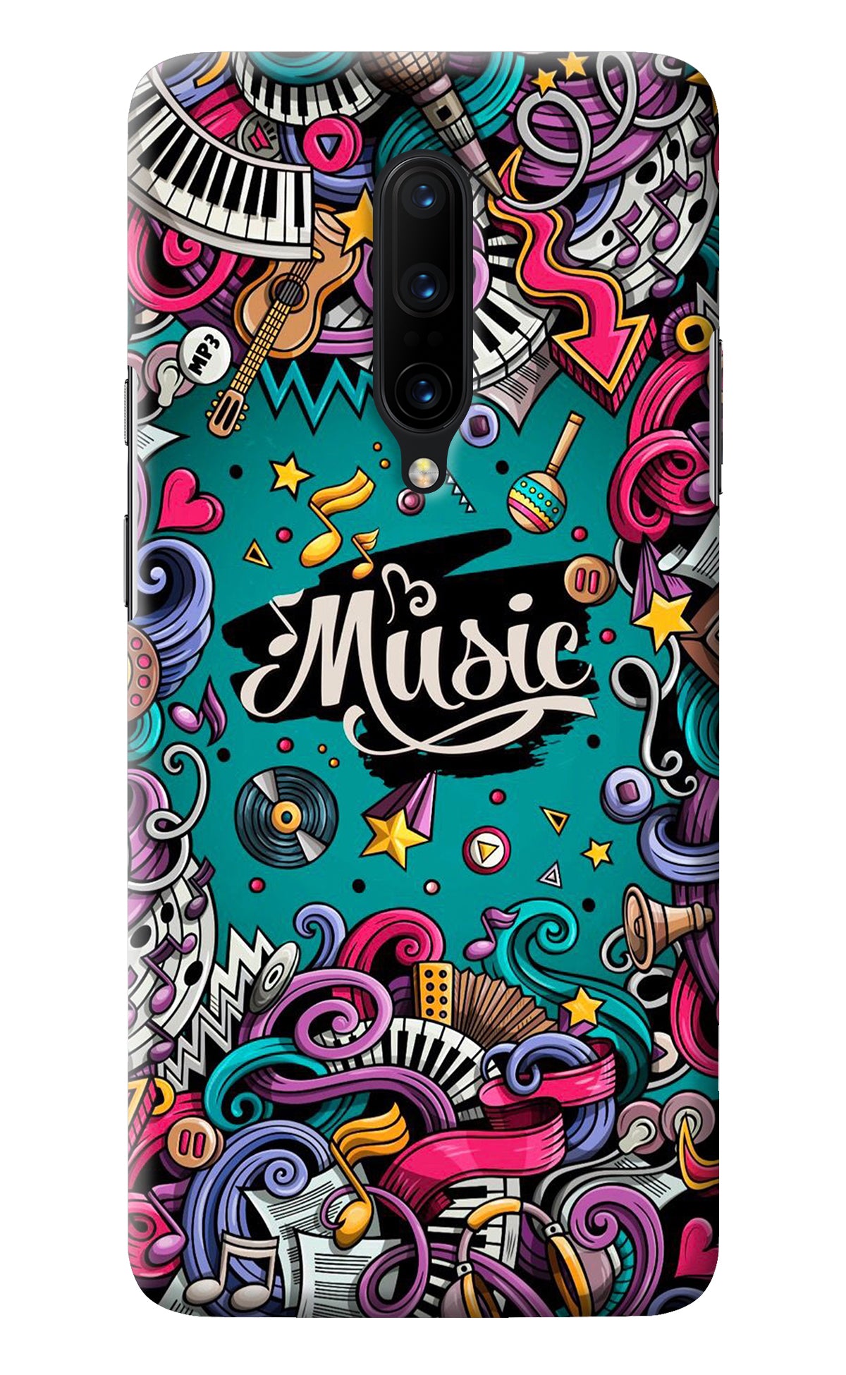 Music Graffiti Oneplus 7 Pro Back Cover