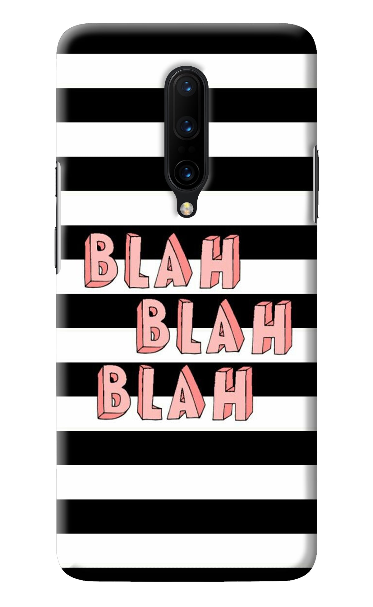 Blah Blah Blah Oneplus 7 Pro Back Cover