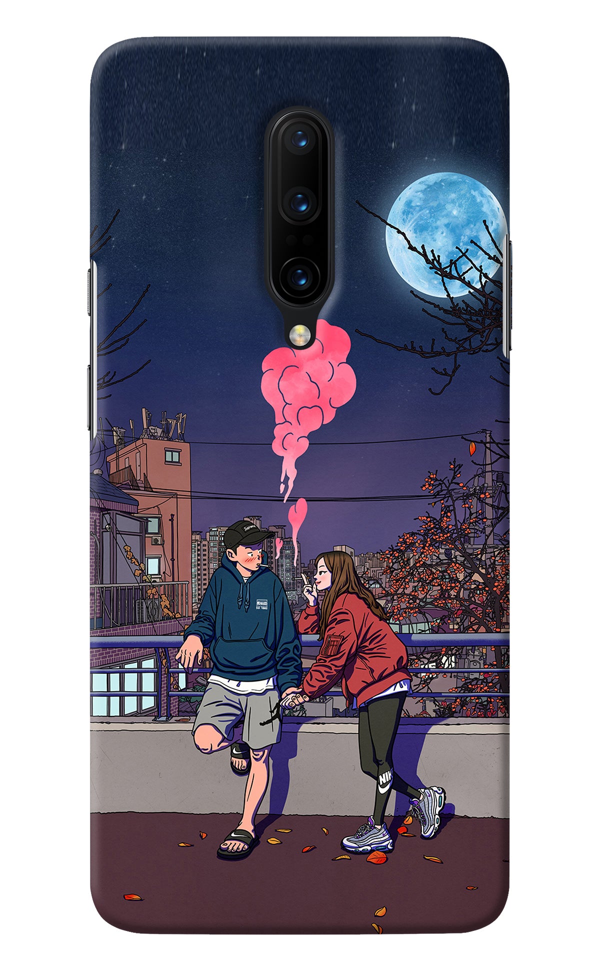 Chilling Couple Oneplus 7 Pro Back Cover