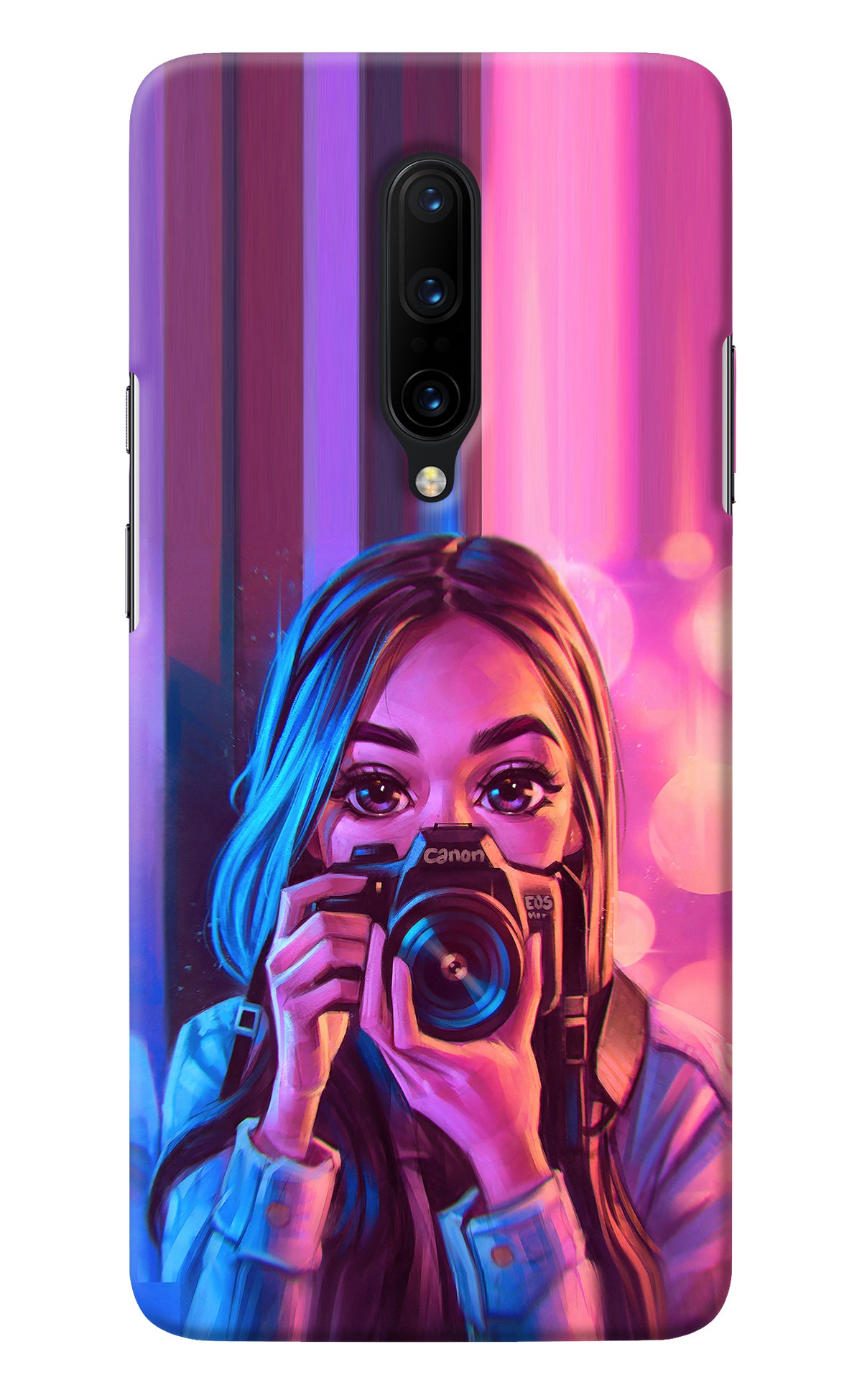 Girl Photographer Oneplus 7 Pro Back Cover