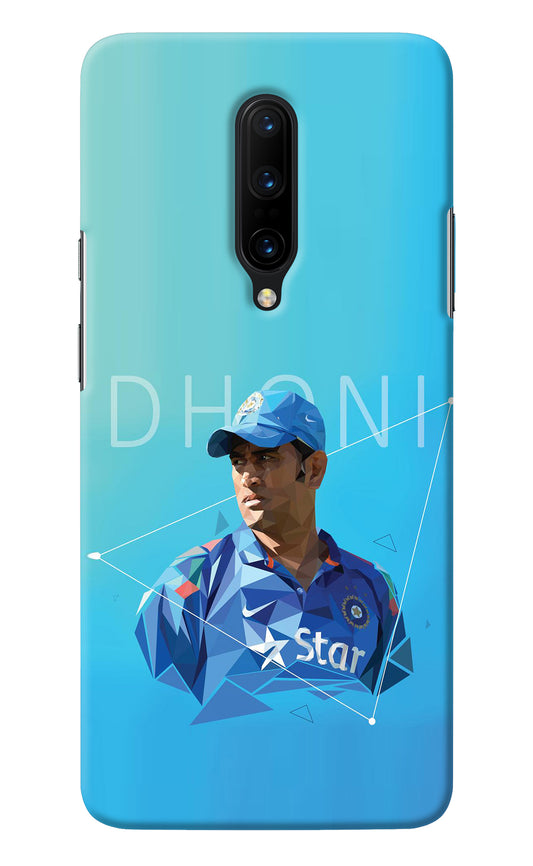 Dhoni Artwork Oneplus 7 Pro Back Cover