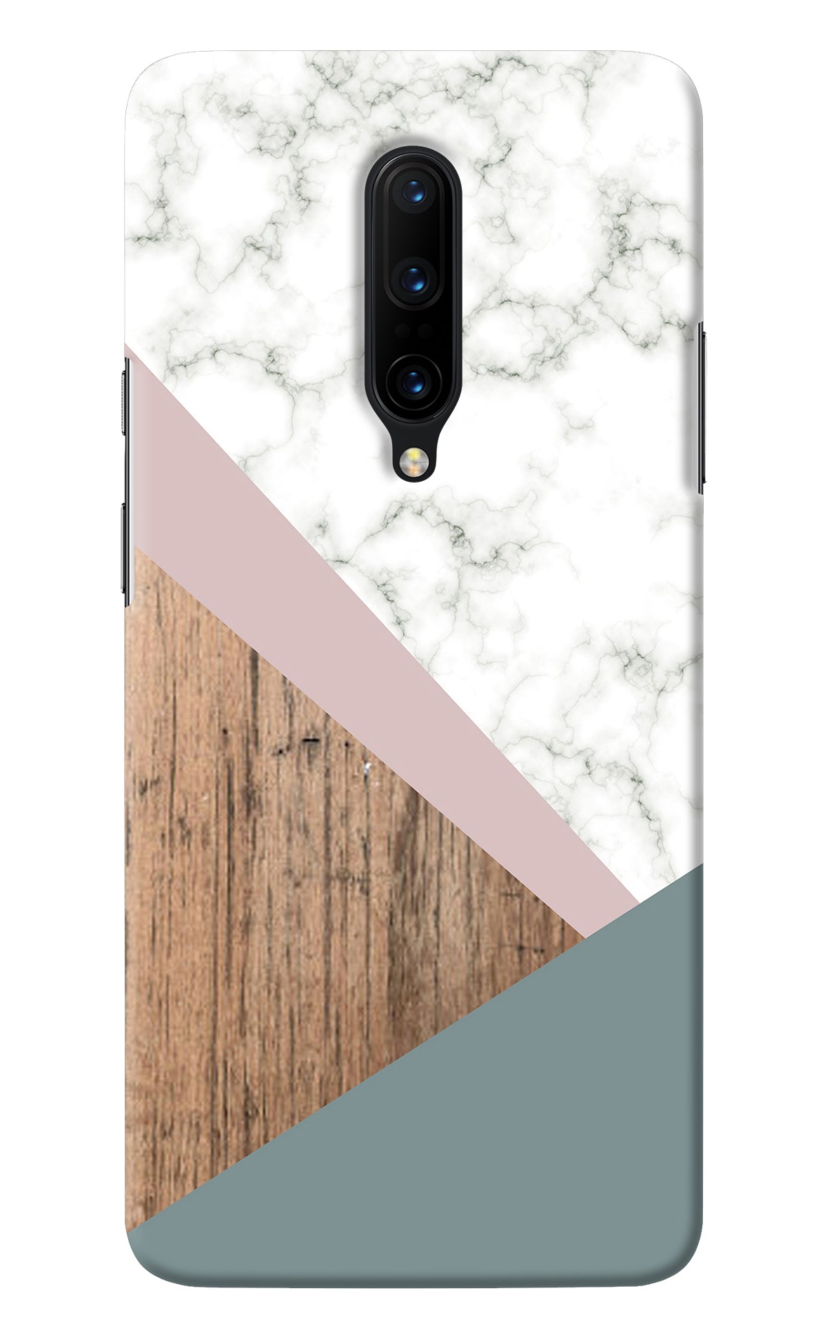 Marble wood Abstract Oneplus 7 Pro Back Cover