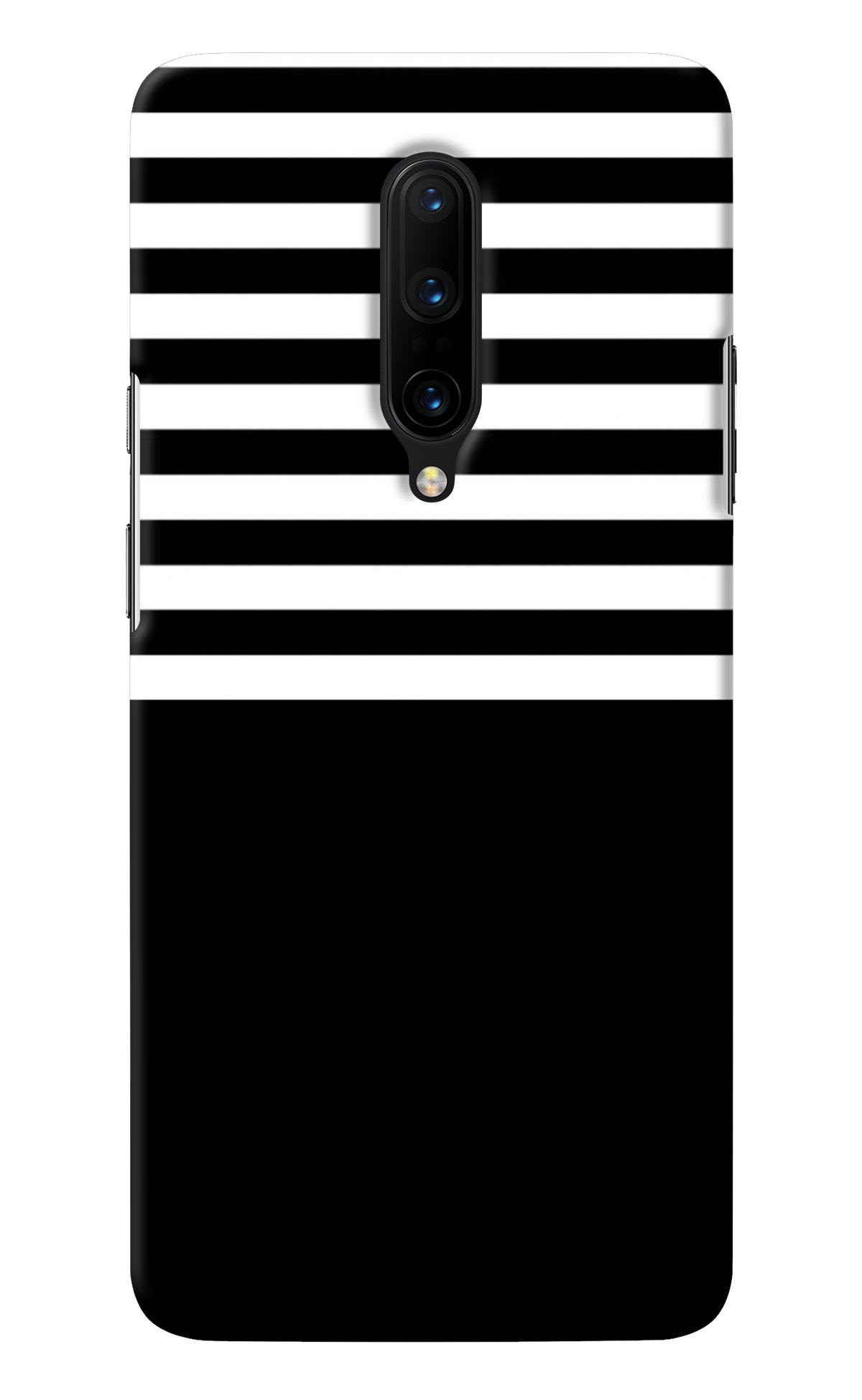 Black and White Print Oneplus 7 Pro Back Cover