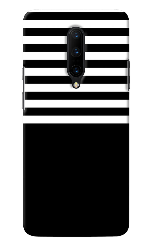 Black and White Print Oneplus 7 Pro Back Cover