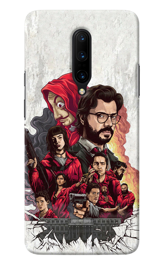 Money Heist Artwork Oneplus 7 Pro Back Cover