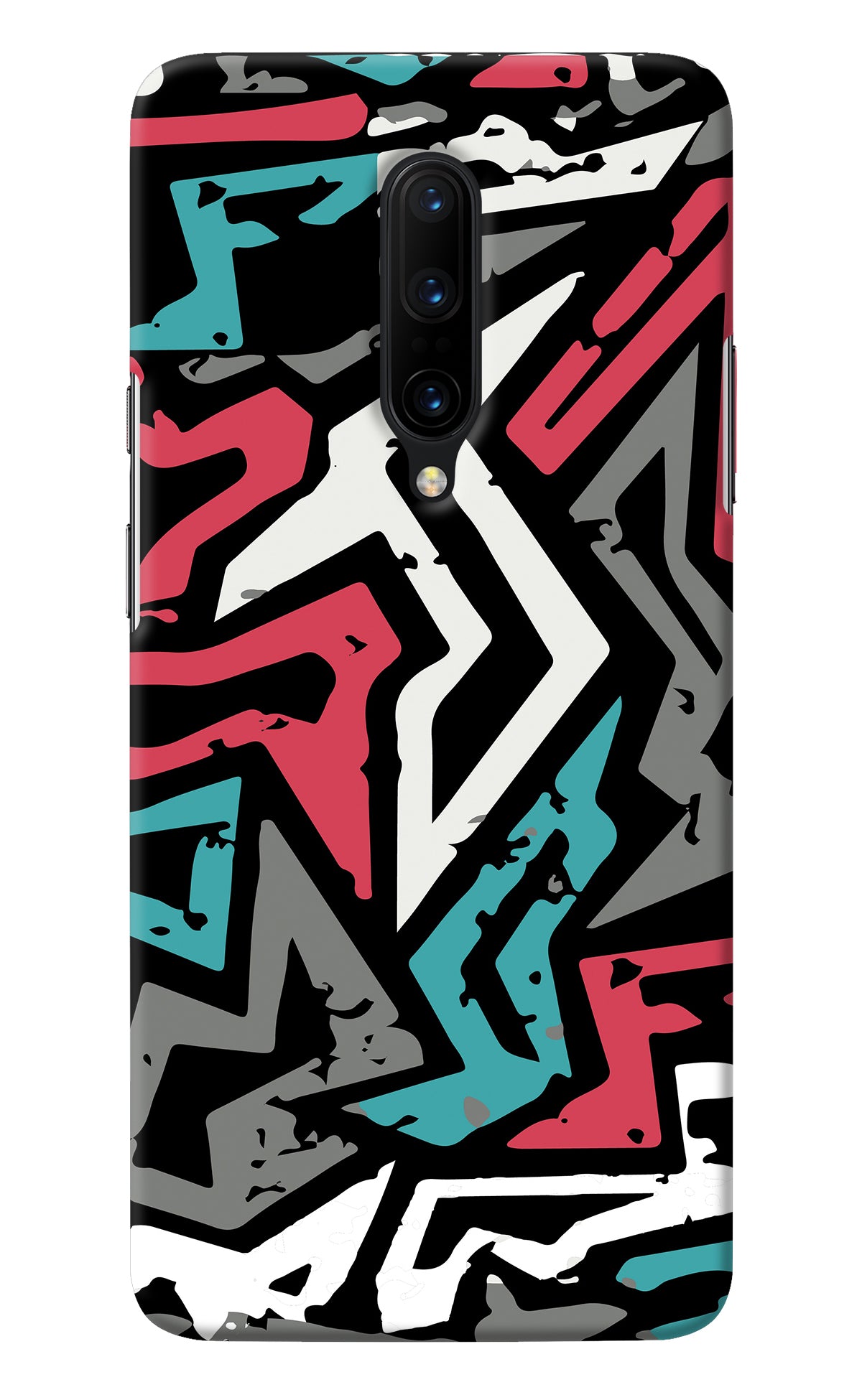 Geometric Graffiti Oneplus 7 Pro Back Cover