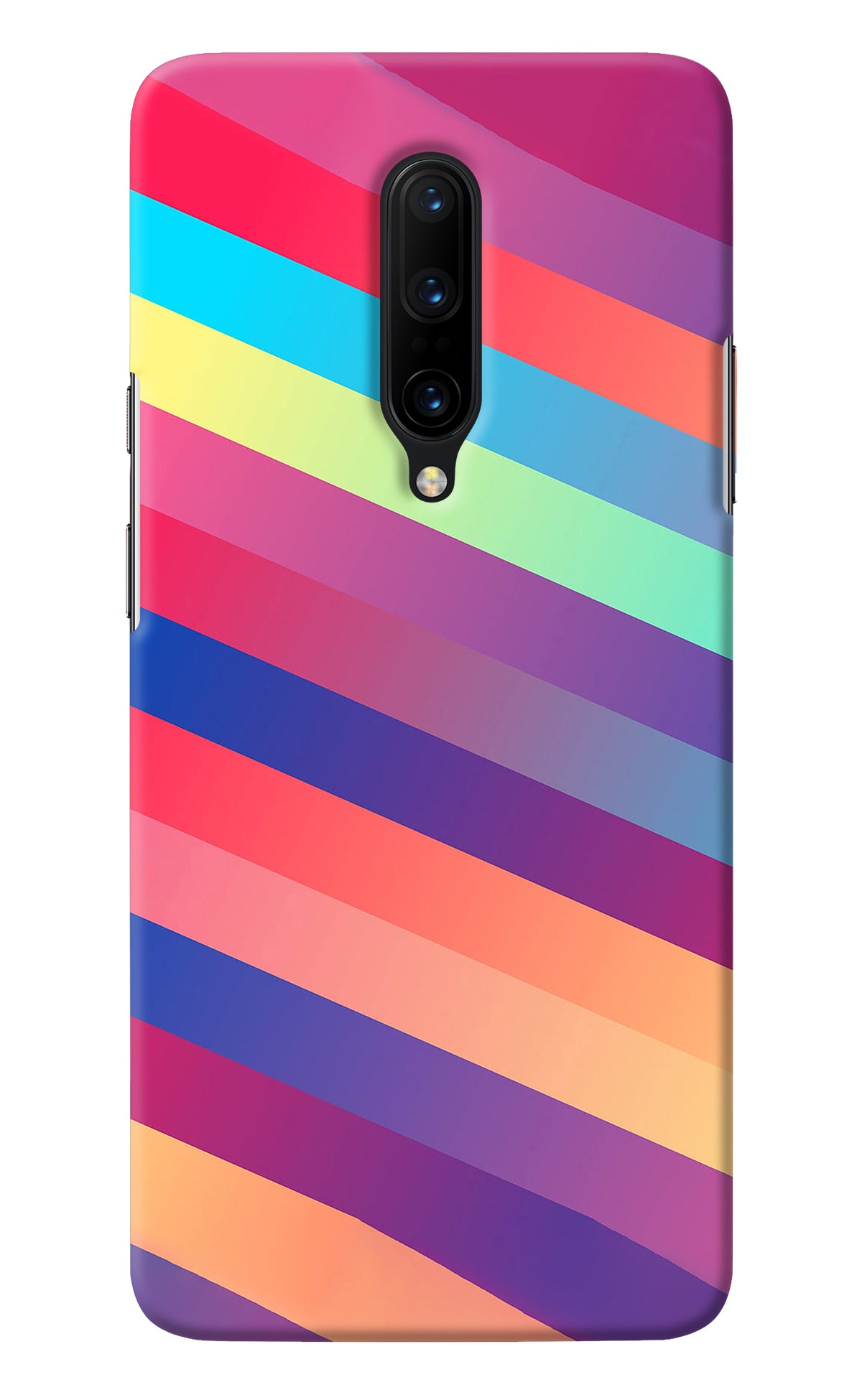 Stripes color Oneplus 7 Pro Back Cover