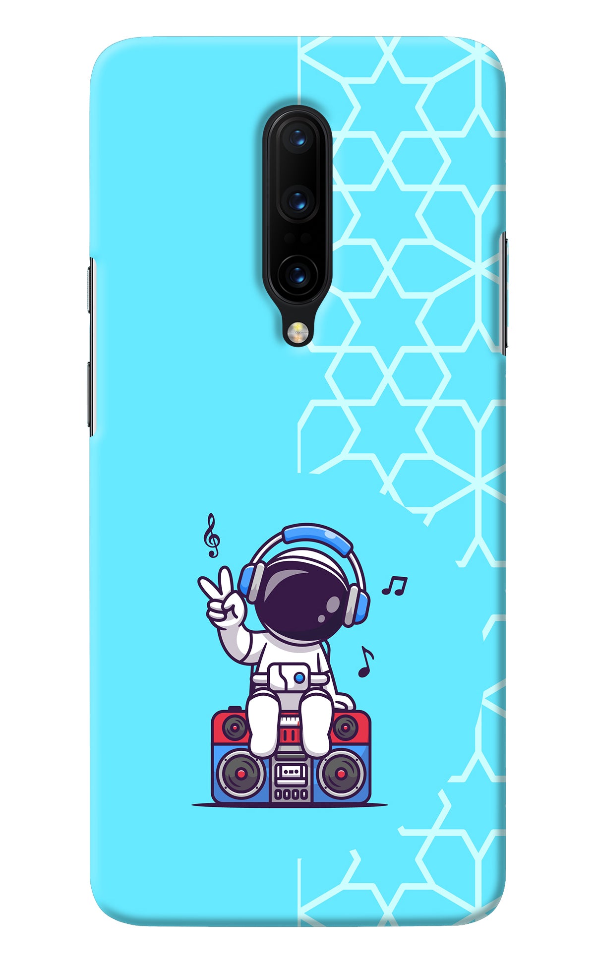 Cute Astronaut Chilling Oneplus 7 Pro Back Cover