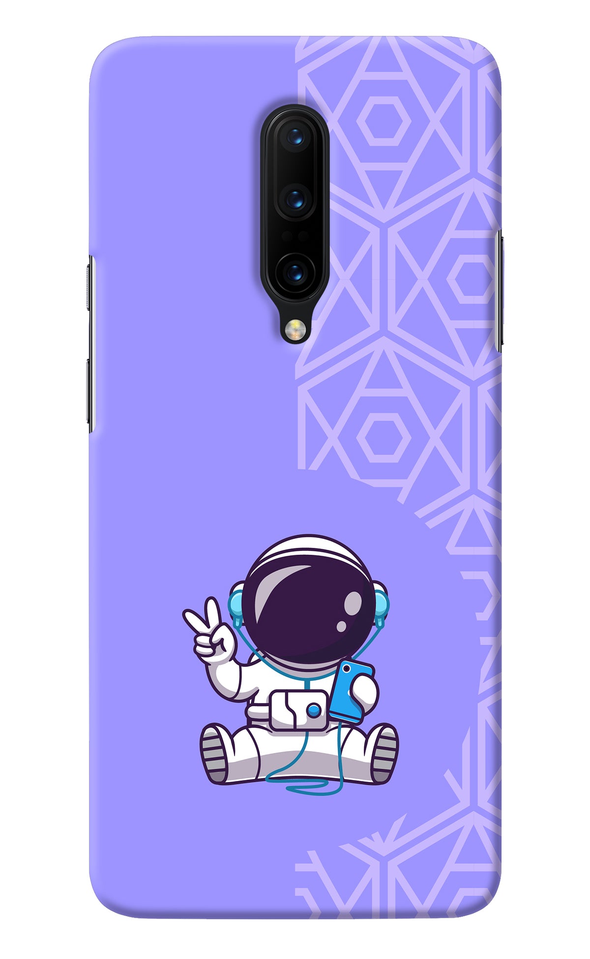 Cute Astronaut Chilling Oneplus 7 Pro Back Cover