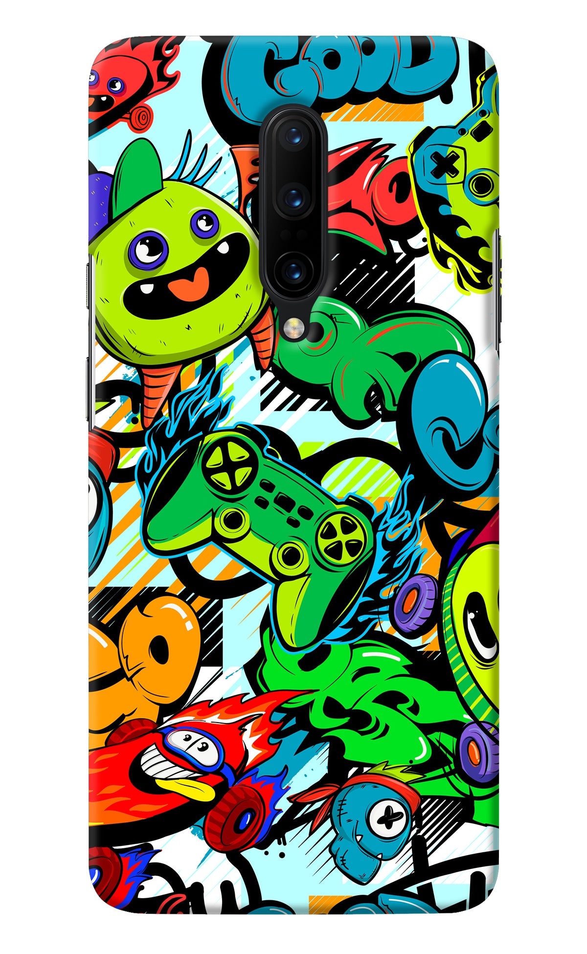 Game Doodle Oneplus 7 Pro Back Cover