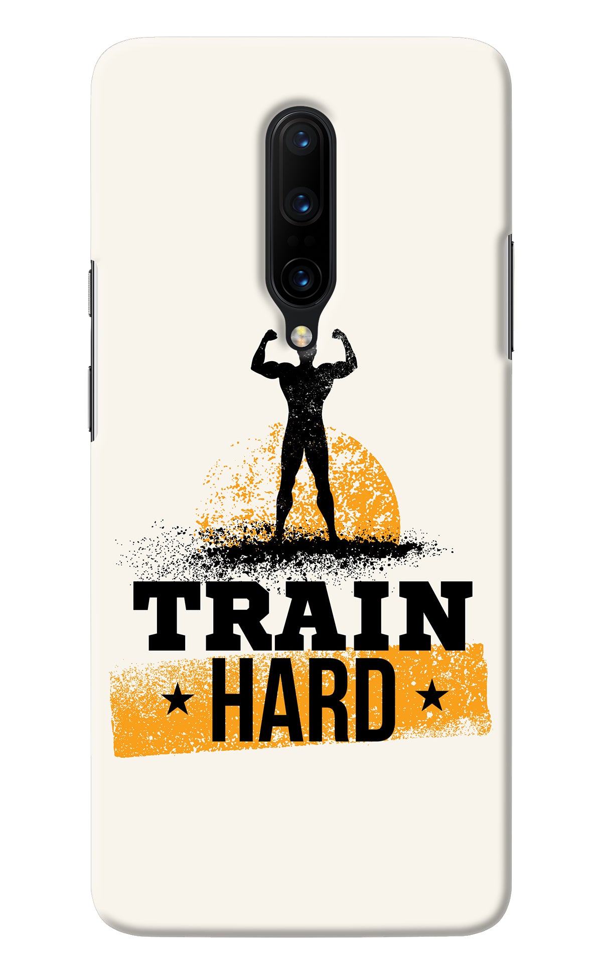 Train Hard Oneplus 7 Pro Back Cover