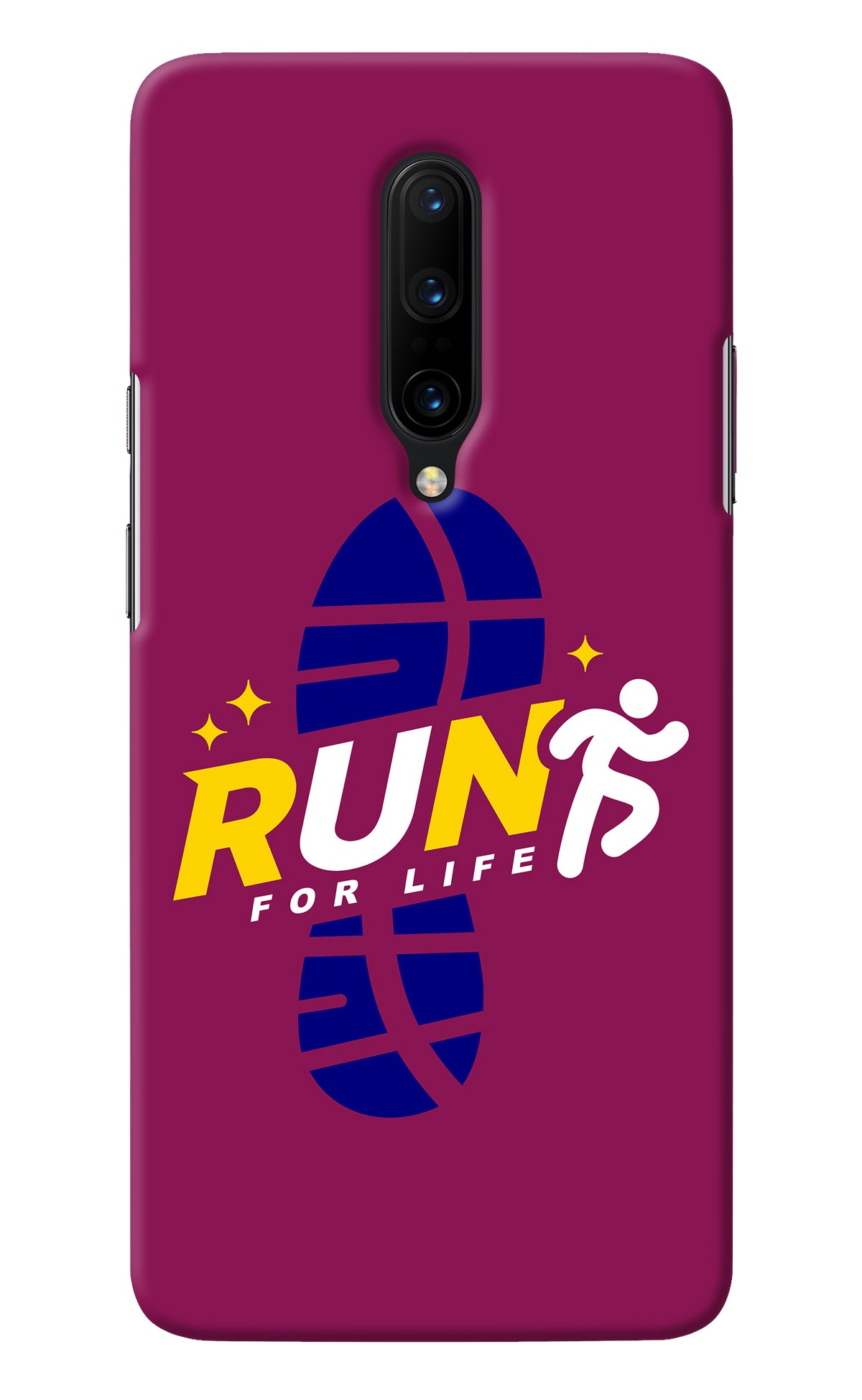 Run for Life Oneplus 7 Pro Back Cover