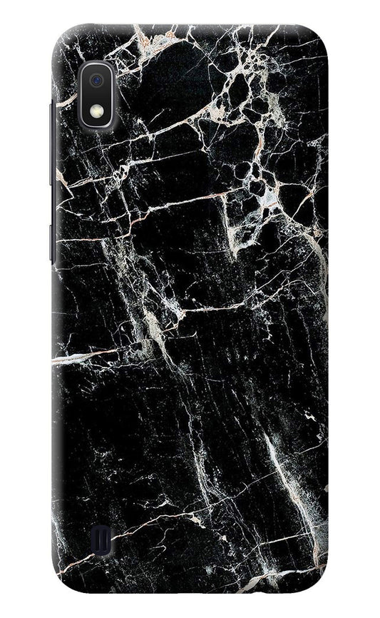 Black Marble Texture Samsung A10 Back Cover