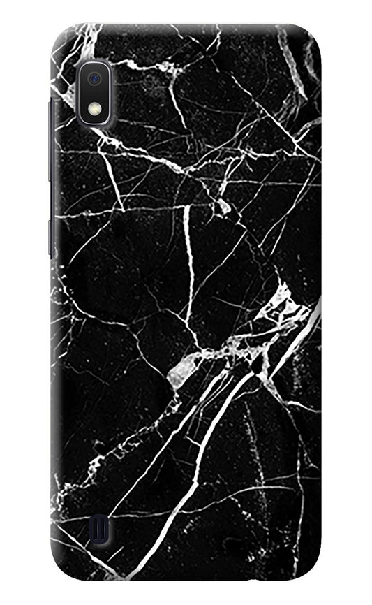 Black Marble Pattern Samsung A10 Back Cover