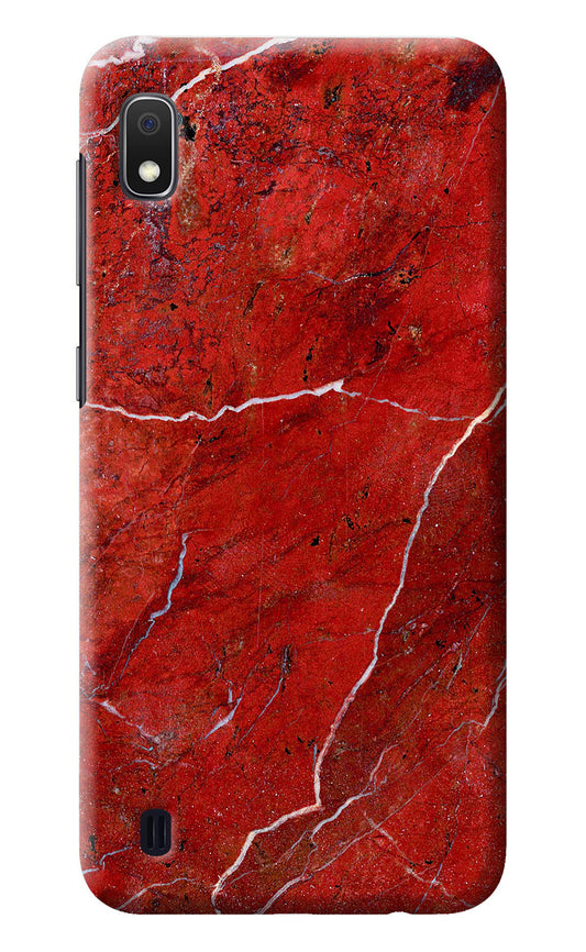 Red Marble Design Samsung A10 Back Cover