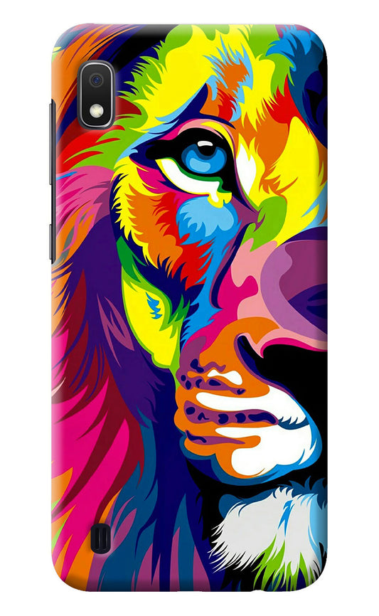 Lion Half Face Samsung A10 Back Cover