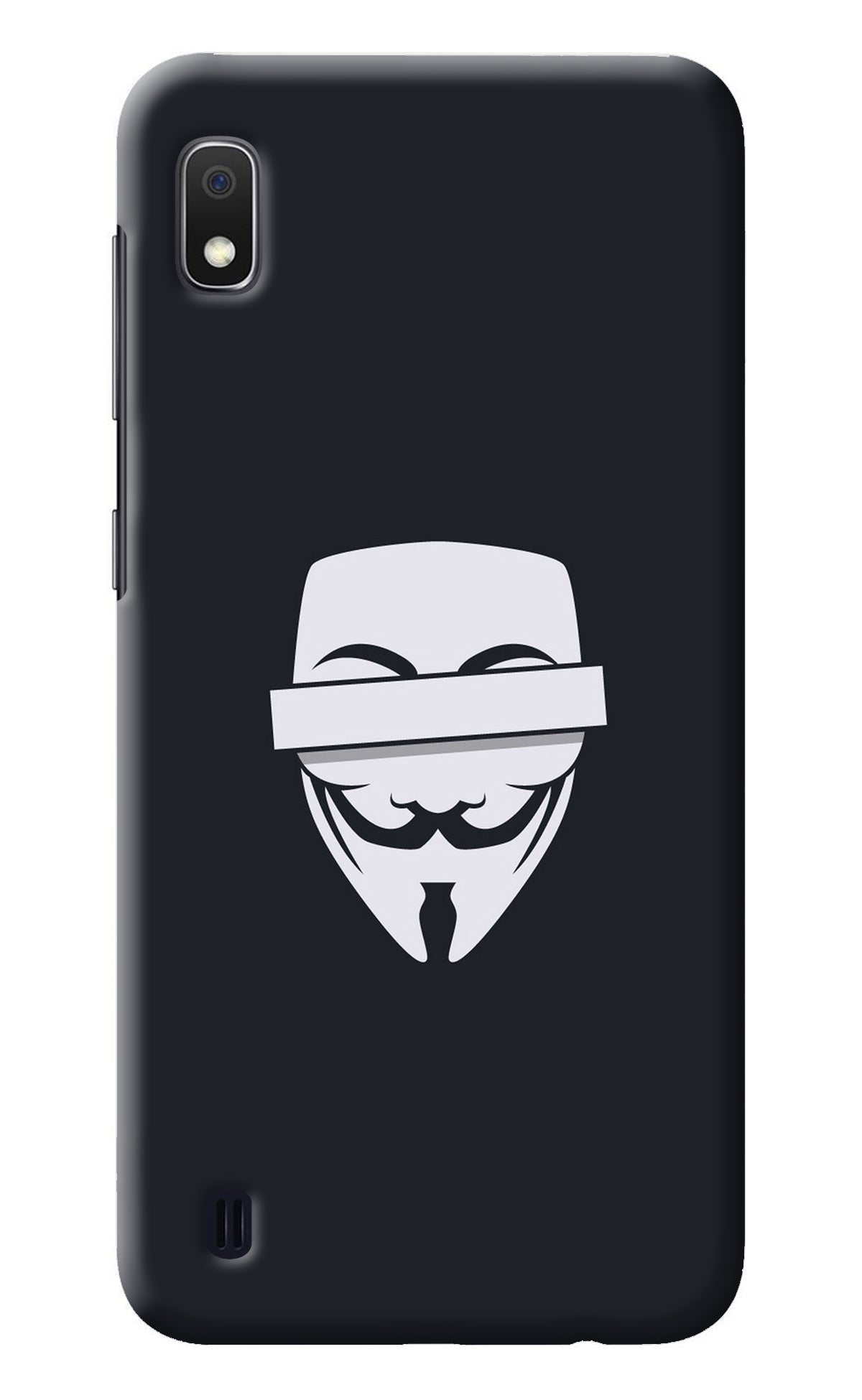 Anonymous Face Samsung A10 Back Cover