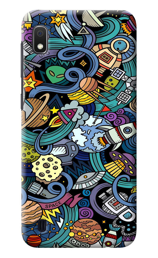 Space Abstract Samsung A10 Back Cover