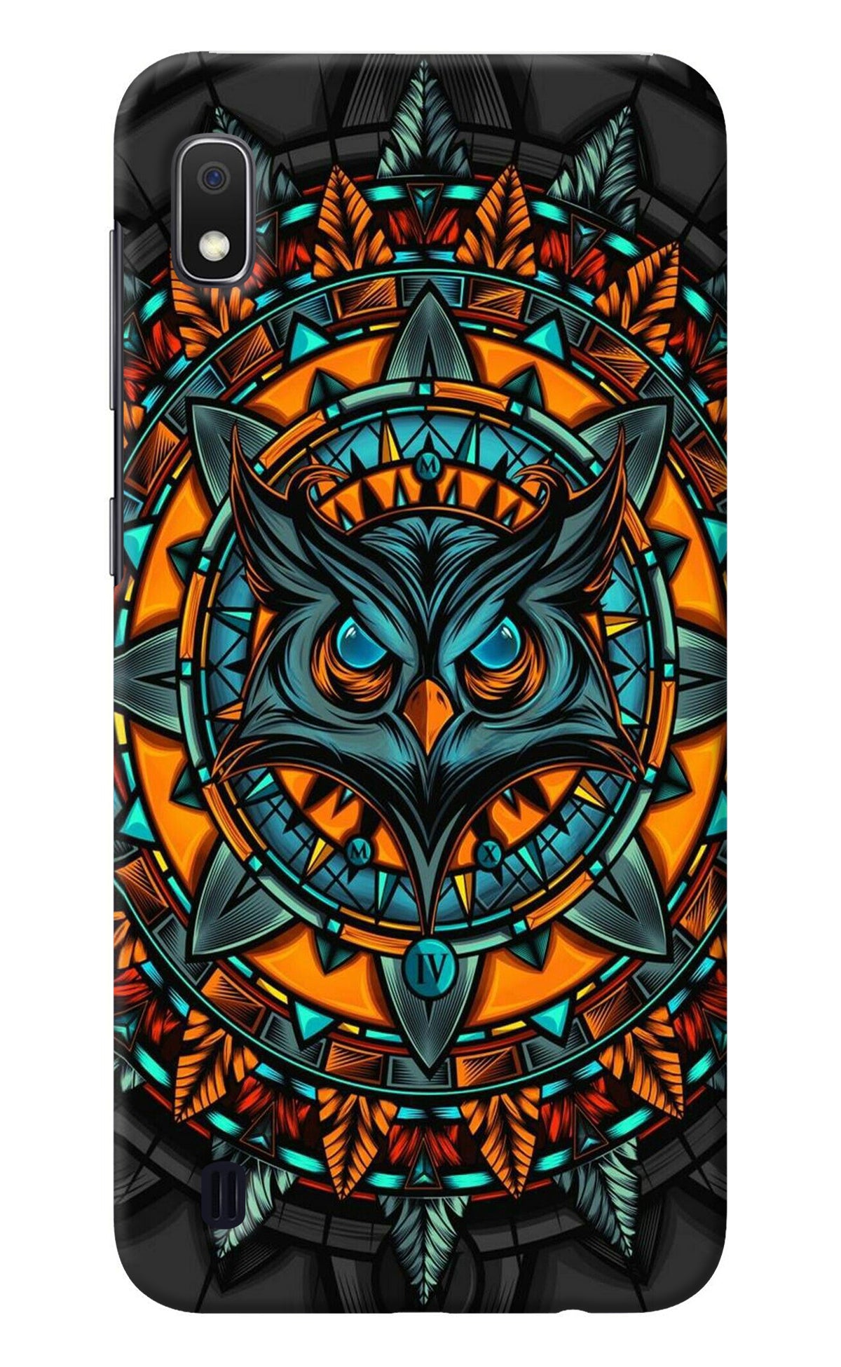Angry Owl Art Samsung A10 Back Cover