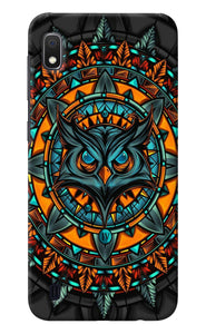 Angry Owl Art Samsung A10 Back Cover