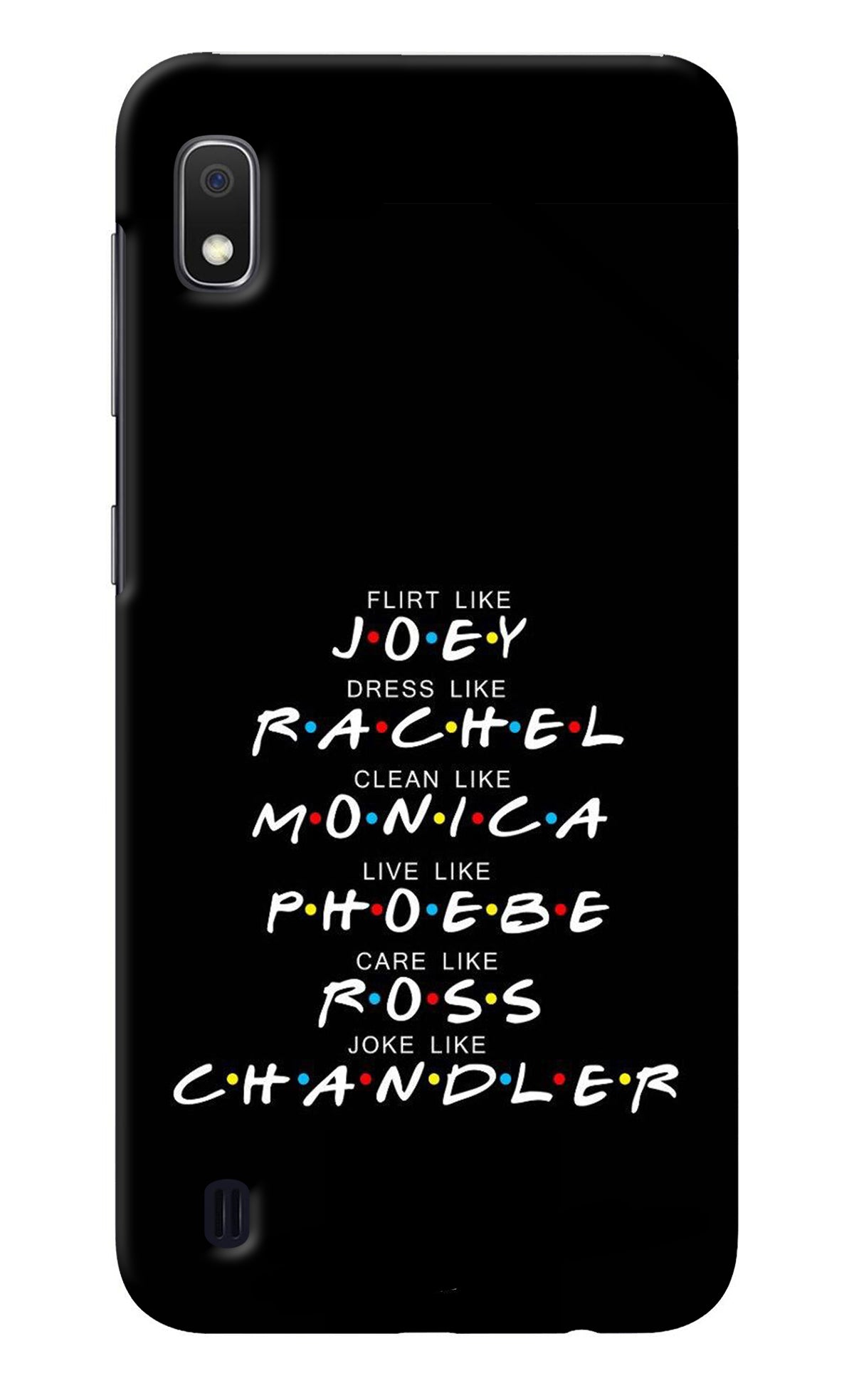 FRIENDS Character Samsung A10 Back Cover