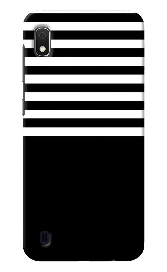 Black and White Print Samsung A10 Back Cover