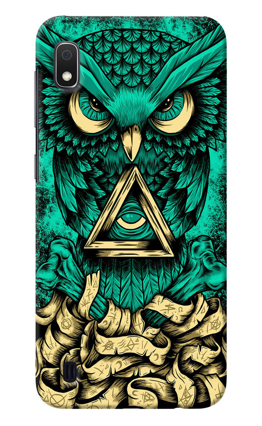 Green Owl Samsung A10 Back Cover