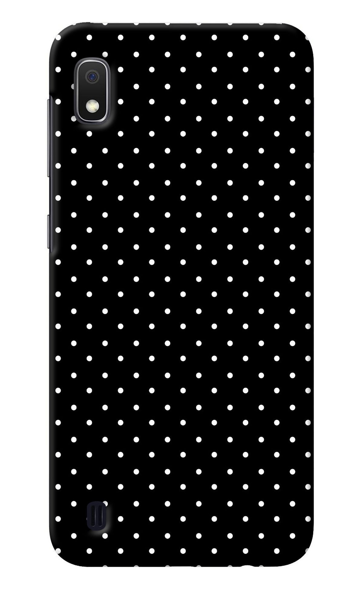 White Dots Samsung A10 Back Cover