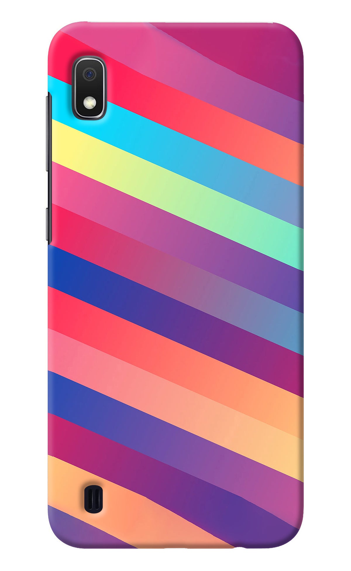 Stripes color Samsung A10 Back Cover