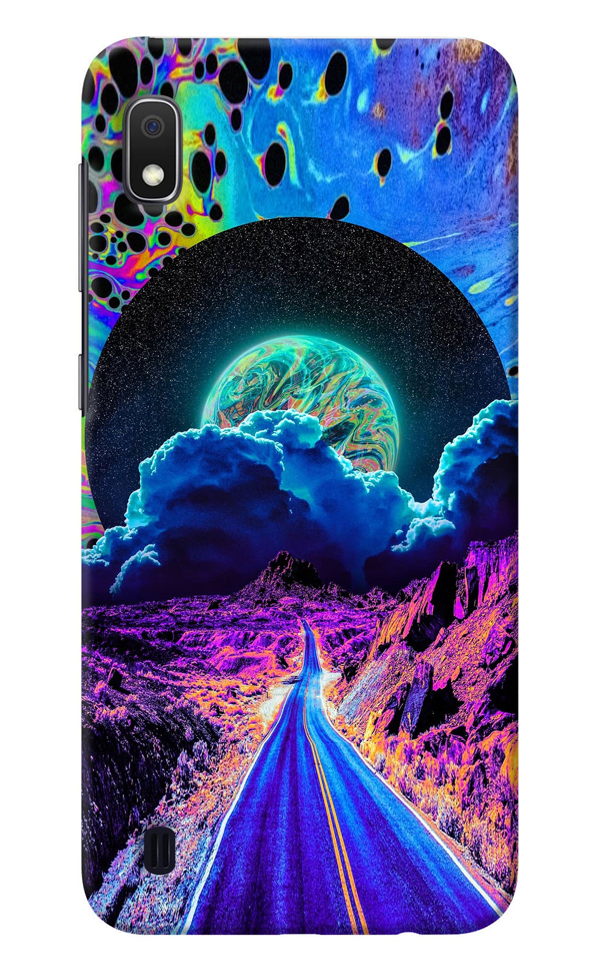 Psychedelic Painting Samsung A10 Back Cover