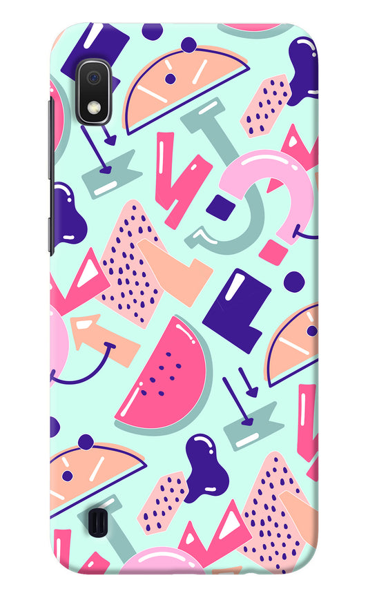 Doodle Pattern Samsung A10 Back Cover