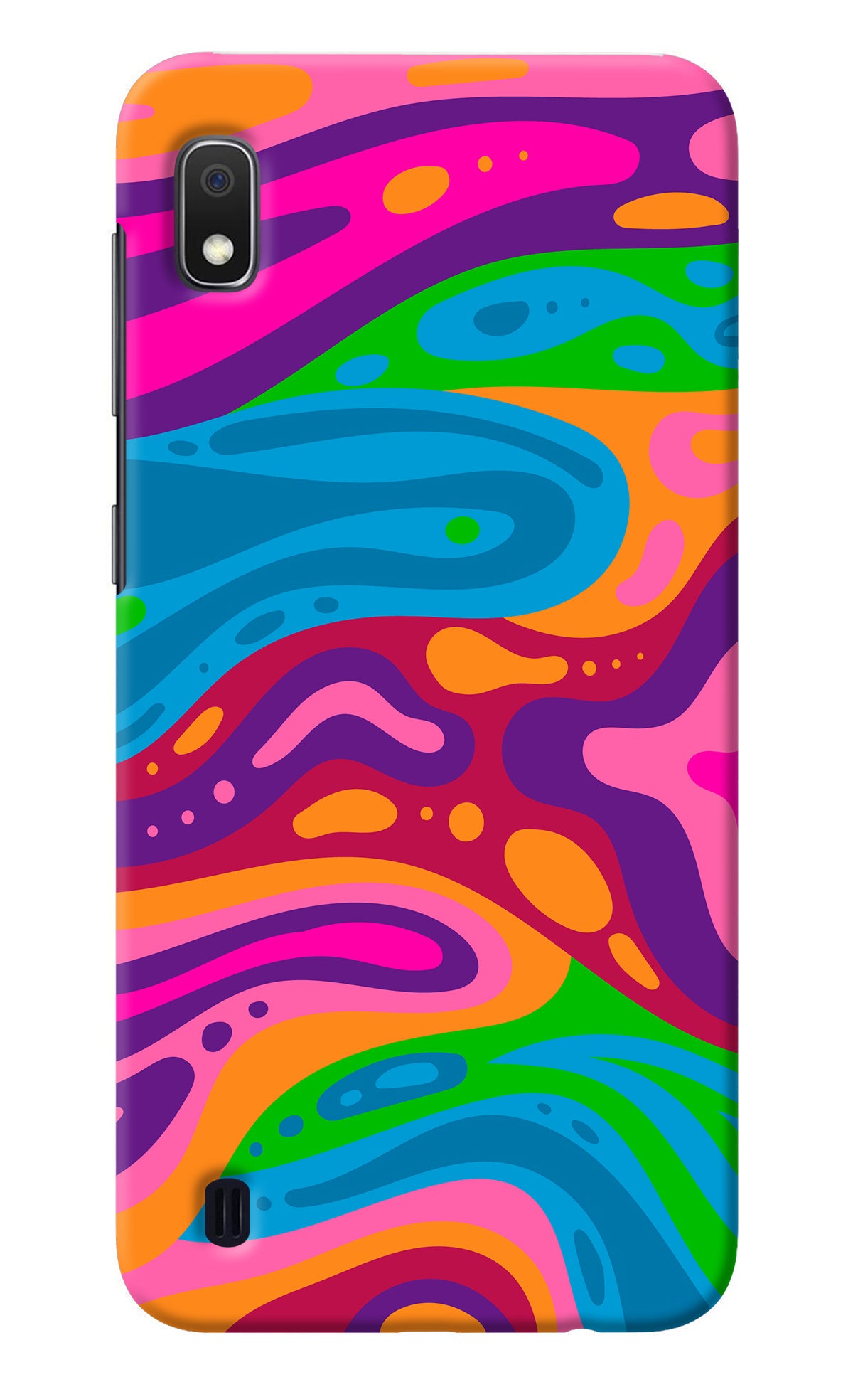 Trippy Pattern Samsung A10 Back Cover