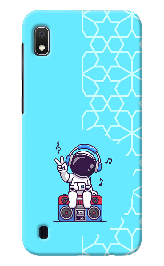 Cute Astronaut Chilling Samsung A10 Back Cover